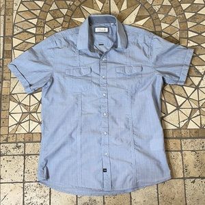 7 DIAMONDS buttoned short sleeve polo Medium
